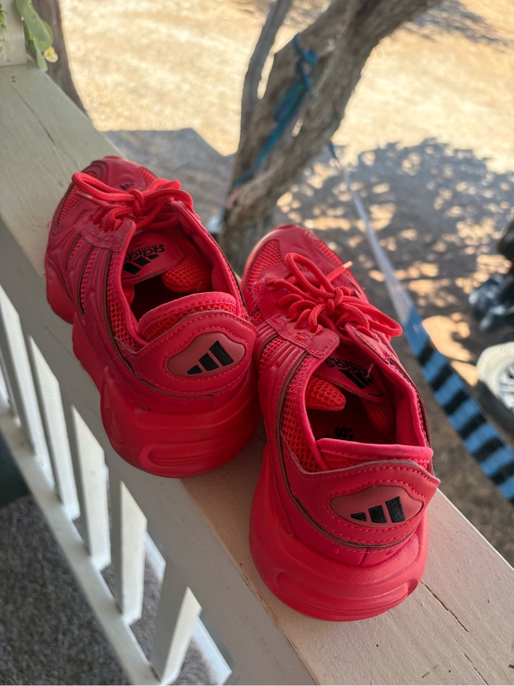 adidas Kids Red Athletic Sneakers